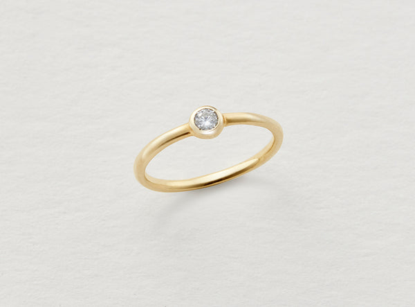 フクリン留めダイヤリング_ESHTER_エスタージュエリー