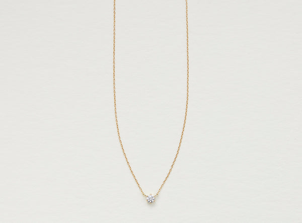 1粒ダイヤモンドネックレス_ESHTER_エスタージュエリー