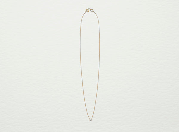 1粒ダイヤモンドネックレス_ESTHER_エスタージュエリー